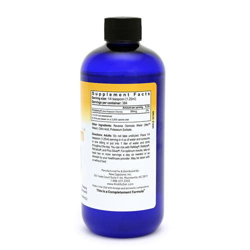 Pico Potassium - Solución de potasio | Pico-ion potasio líquido de la dra. Dean - 480 ml