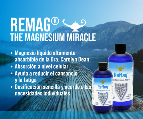 ReMag - The Magnesium Miracle | Magnesio líquido pico-iónico de la Dra. Dean - 240 ml
