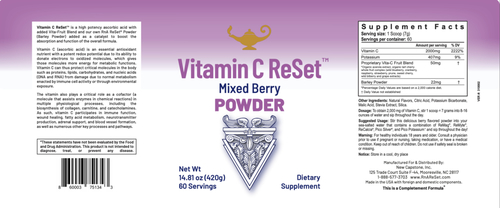 Vitamin C ReSet - Vitamina C - Bebida en polvo