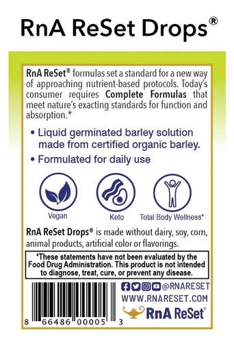 RnA ReSet Drops - Extracto de cebada - 44 ml