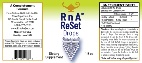 RnA ReSet Drops - Extracto de cebada